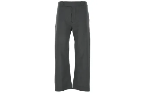 PRADA Casual Pants Men's Gray Moderate Wide Leg Pants
