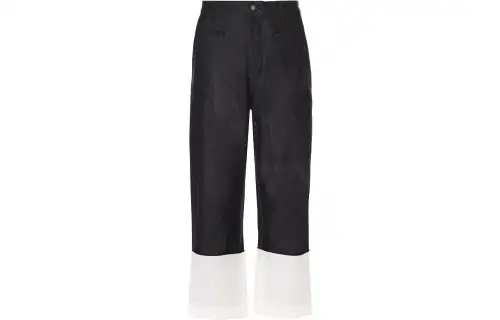 LOEWE Jeans Men's Blue Moderate Straight Fit Pants