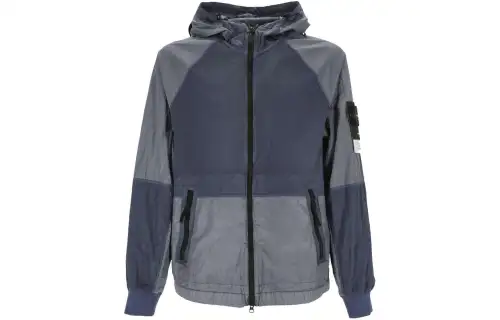 STONE ISLAND Zip-Up Hooded Jacket