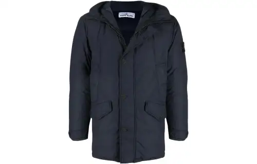 STONE ISLAND Parka Coats Men's Dark Blue Moderate