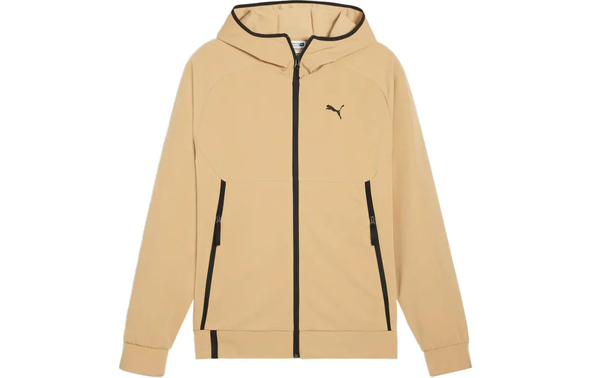 PUMA TECH TRACK JACKET WV Jackets & Coats Men's Light Brown