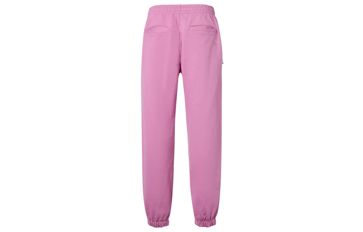 Adidas Originals Philippine And Dong Joint Series Knitted Sweatpants Men's Rose Red