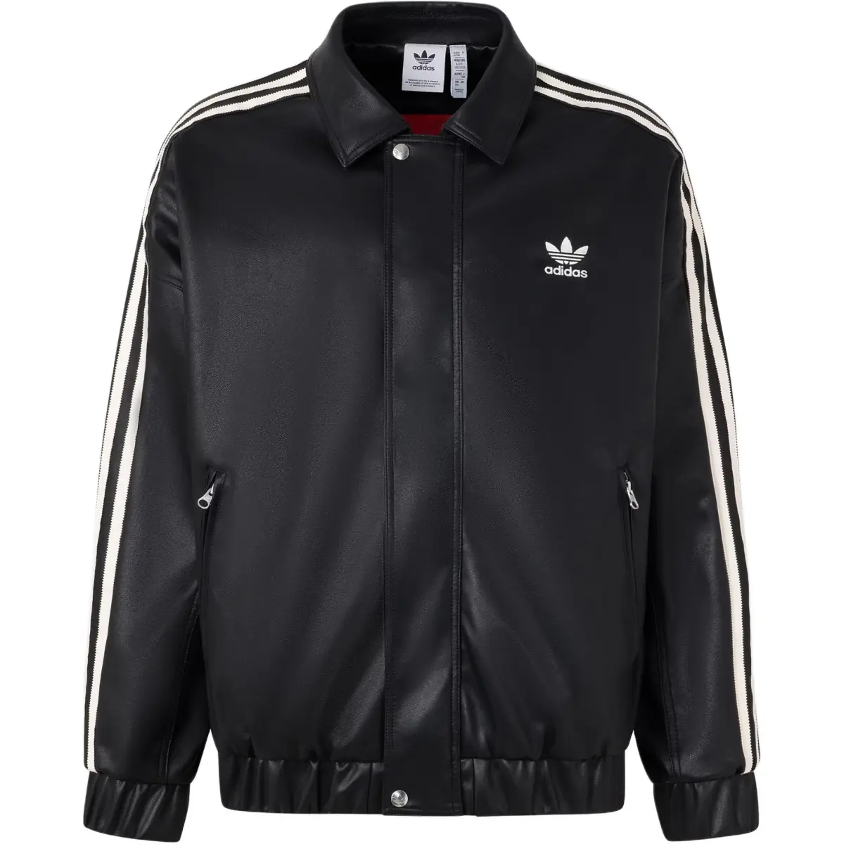 Adidas Originals x FEIFEI RUAN Leather Jacket Unisex Black