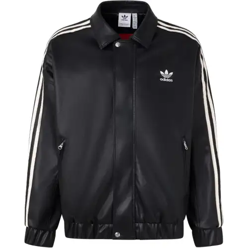 Adidas Originals x FEIFEI RUAN Leather Jacket Unisex Black
