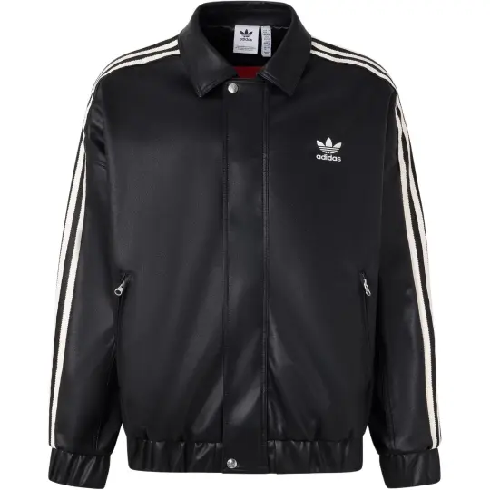 Adidas Originals x FEIFEI RUAN Leather Jacket Unisex Black