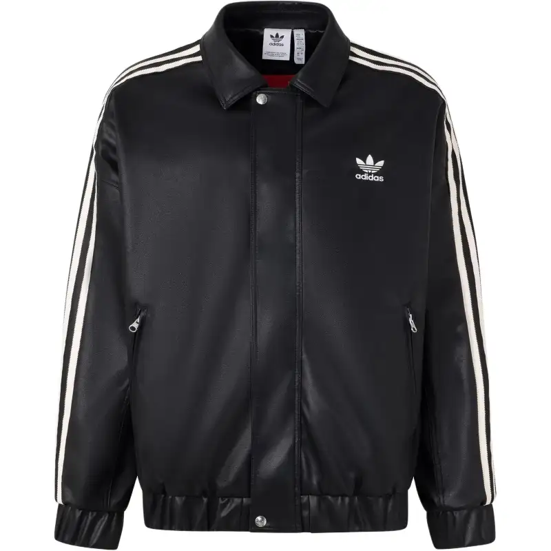 Adidas Originals x FEIFEI RUAN Leather Jacket Unisex Black