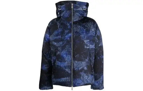 OFF WHITE Zip Up High Neck Down Jacket