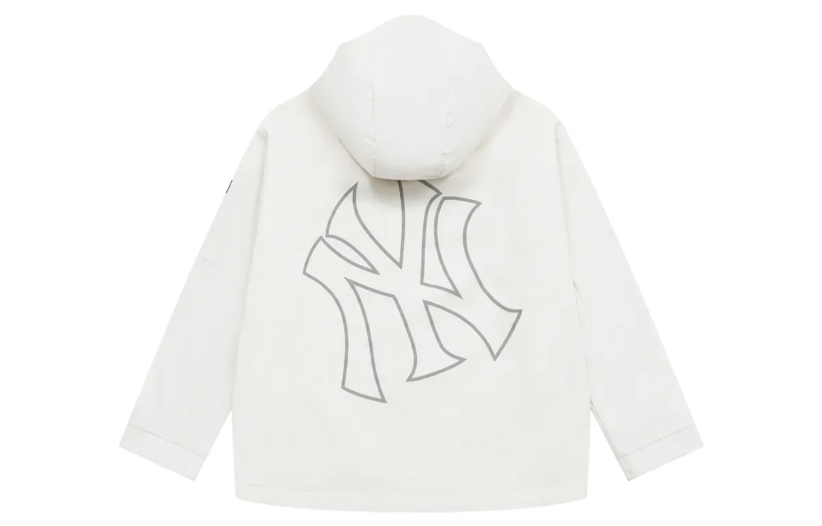 MLB New York Yankees Basic Collection SS25 Jackets & Coats Unisex Heather Gray Ivory