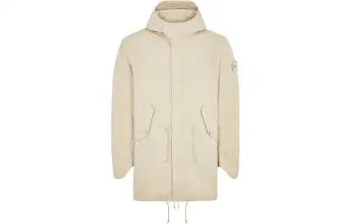 STONE ISLAND STONE ISLAND SS23 GHOST PIECES Parka Coat Men's Khaki