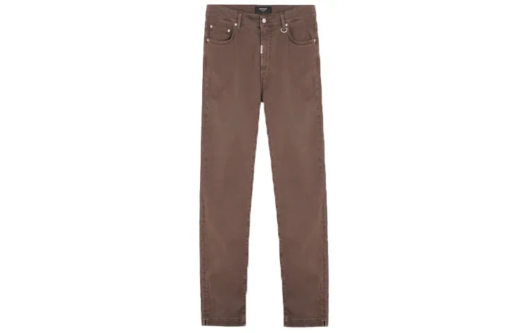 REPRESENT Jeans Men's Brown Moderate Straight Fit Pants