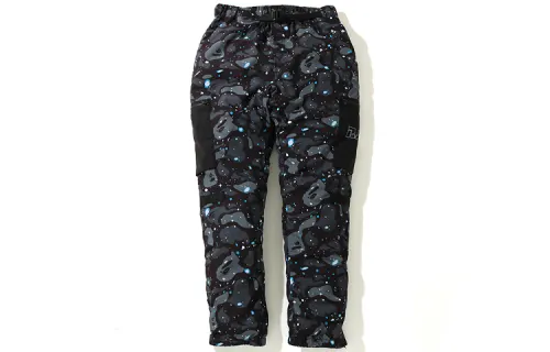 A BATHING APE Bape Casual Pants Men's Black Moderate Straight Fit Pants
