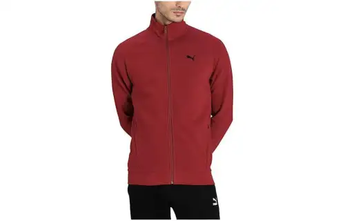 PUMA Jackets & Coats Men's Dark Red