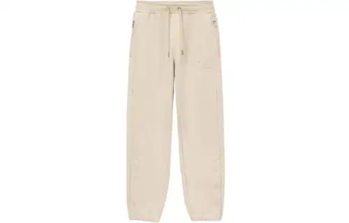 Li Ning Wade Collection Knitted Sweatpants Men's Dusty Khaki Thickened Straight Fit Pants