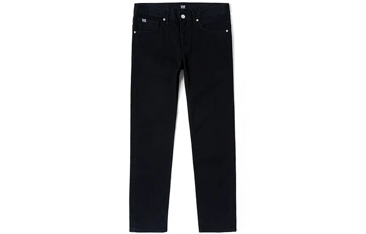 Lee Jeans Men's Black Moderate Slim Fit Pants