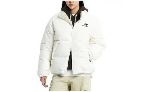 New Balance Jackets & Coats Unisex Cream White