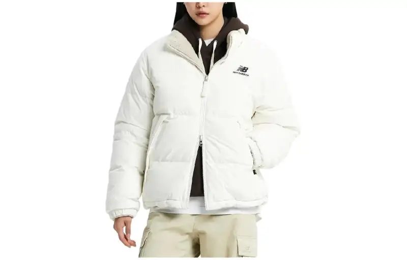New Balance Jackets & Coats Unisex Cream White
