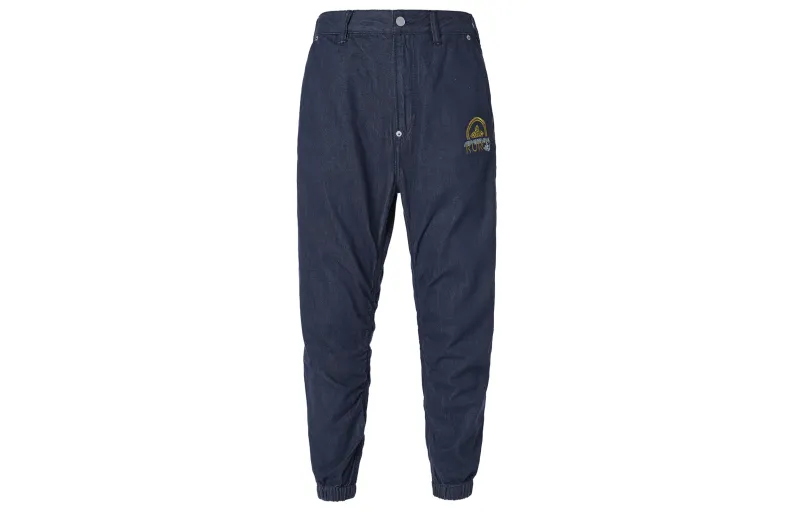 EVISU Jeans Men's Denim Blue Moderate Cuffed Pants