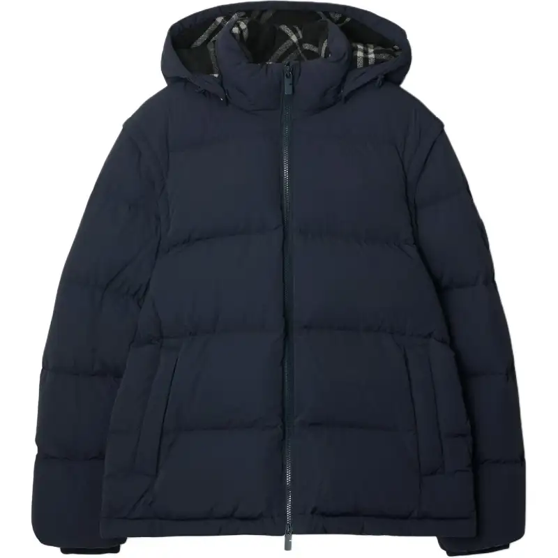 Burberry detachable-sleeve puffer jacket