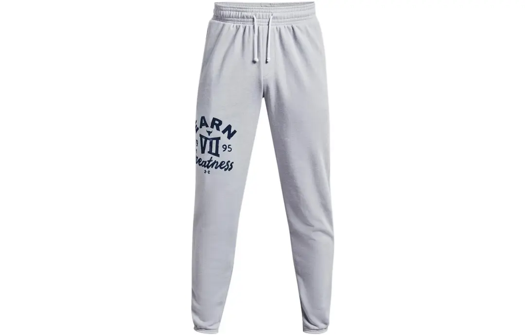 Under Armour Project Knitted Sweatpants Men's Modern Medium Gray Moderate Cuffed Pants