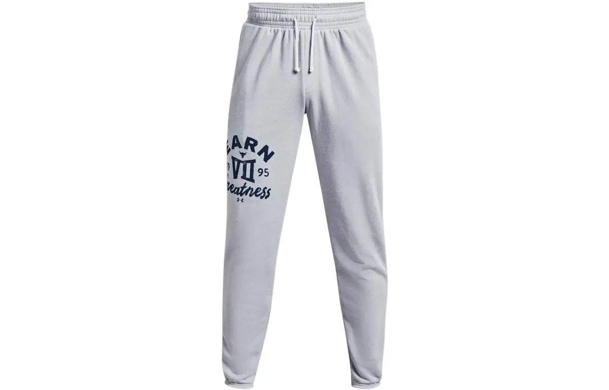 Under Armour Project Knitted Sweatpants Men's Modern Medium Gray Moderate Cuffed Pants