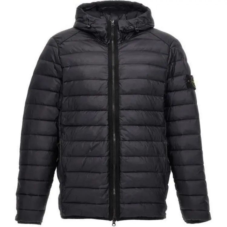 STONE ISLAND Hooded Quilted Jacket