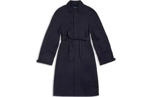 Balenciaga Belted Long Sleeved Coat