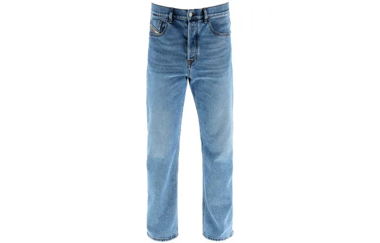 DIESEL Jeans Men's Blue Moderate Straight Fit Pants
