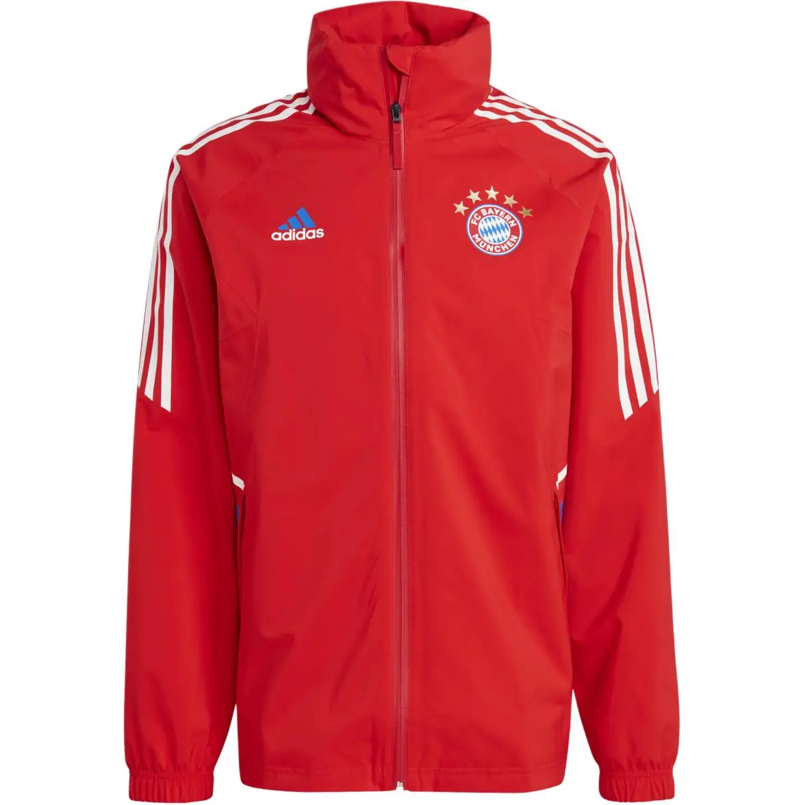 Adidas FC Bayern CONDIVO 22 RAIN JACKET Men's Red