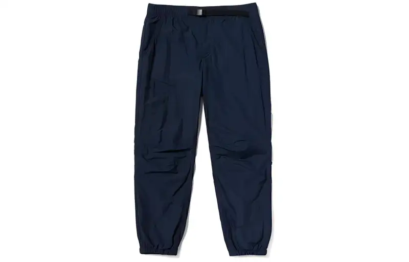 Timberland Knitted Sweatpants Men's Blue Moderate Cuffed Pants