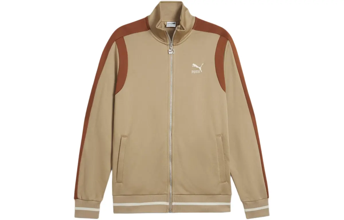 PUMA TEAM T7 Men's Track Jacket Jackets & Coats Men's Umber