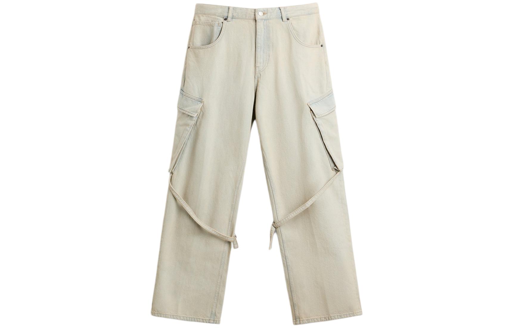 ZARA Jeans Men's Sky Blue Moderate Cargo Pants