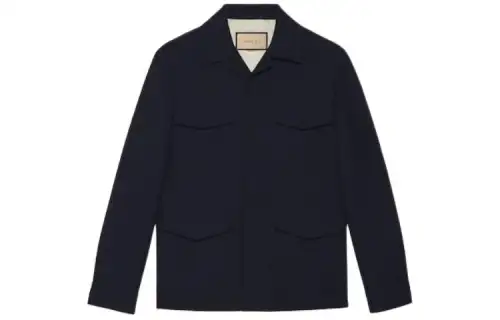 GUCCI Collared Button-Up Jacket