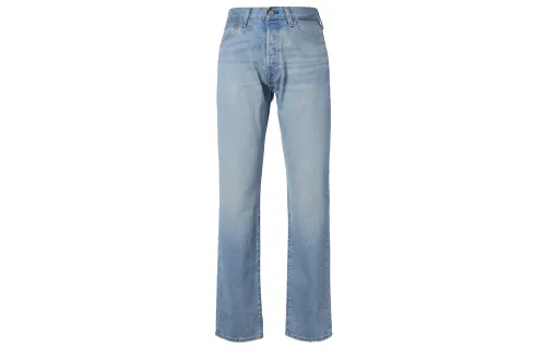 Levis mid-rise straight-leg jeans