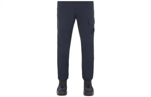 STONE ISLAND Cargo Pants Men's Marine Blue