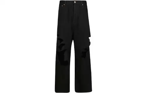 Balenciaga Jeans Regular Fit Men's Black