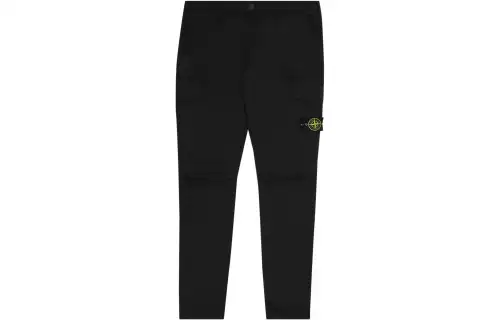 STONE ISLAND Cargo Pants Men's Black Moderate