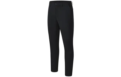 FILA Athletics Knitted Sweatpants Men's Pitch Black Moderate Straight Fit Pants