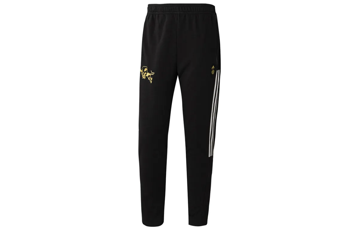 Adidas Manchester United Knitted Sweatpants Men's Black