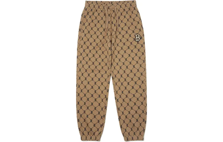 MLB Knitted Sweatpants Men's Brown