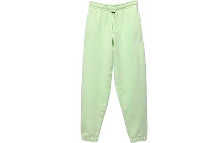 Nike Knitted Sweatpants Men's Verdant Green Moderate Cuffed Pants