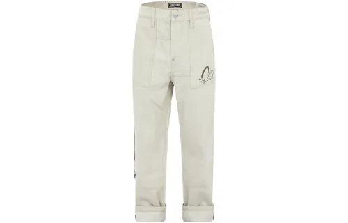 EVISU Jeans Men's Oat Moderate Straight Fit Pants