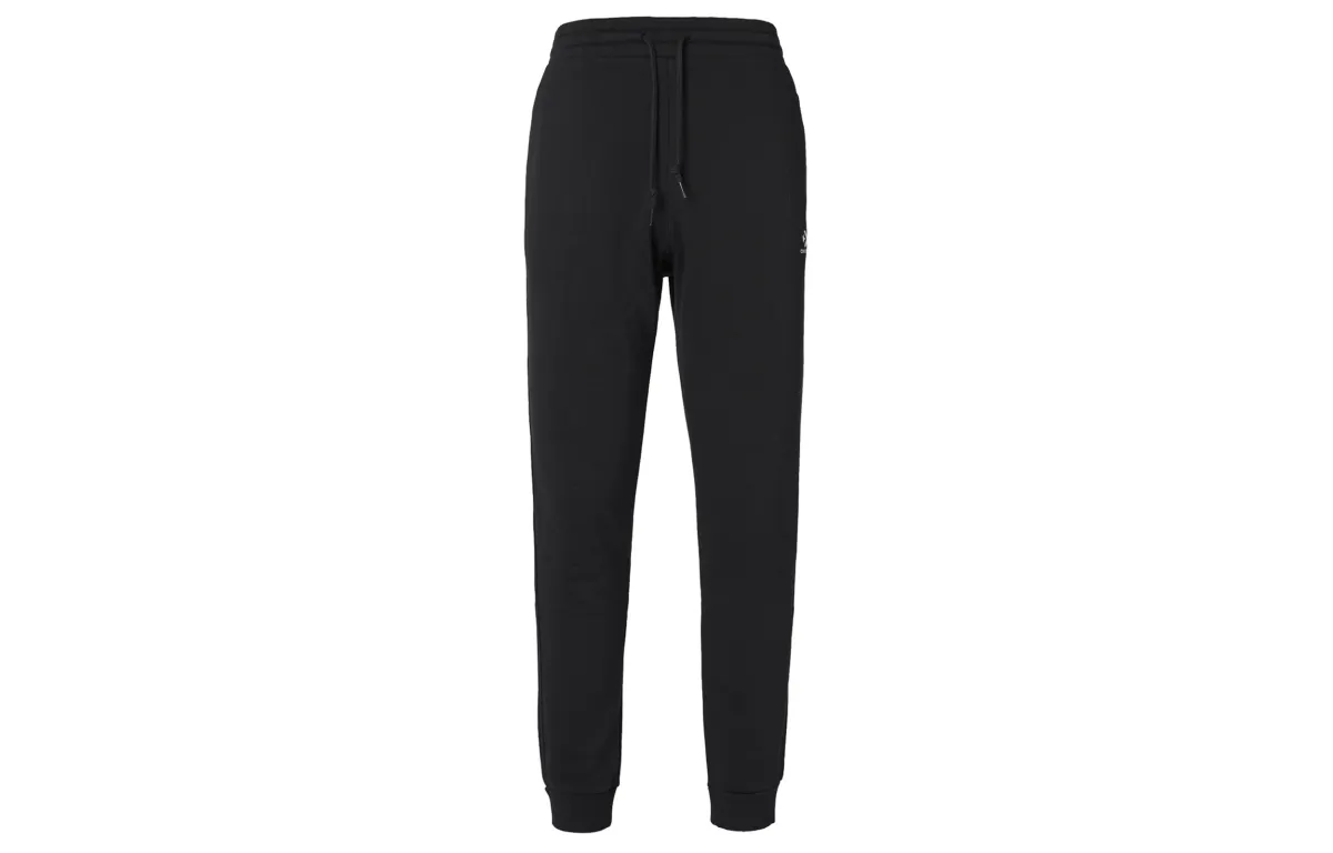 Converse Knitted Sweatpants Men's Ink Black Moderate Cuffed Pants