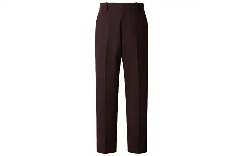 UNIQLO FW20 Straight Fit Pants Moderate Casual Pants Men's Brown Black