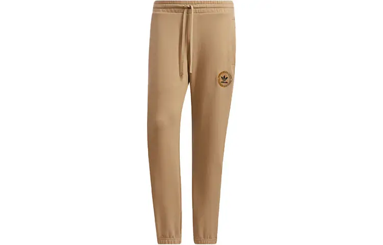 Adidas Originals Knitted Sweatpants Men's Hemp Moderate Cuffed Pants