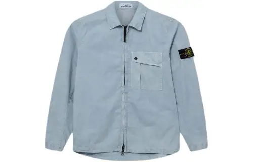 STONE ISLAND Jackets & Coats Men's Light Blue