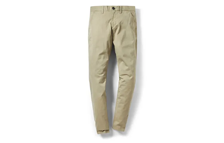 Timberland Casual Pants Men's Khaki Moderate Straight Fit Pants