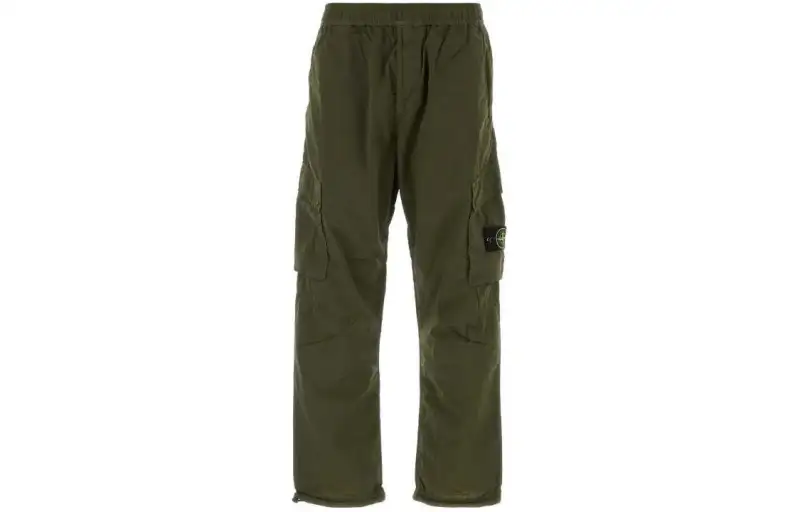 STONE ISLAND Logo Patch Cargo Trousers