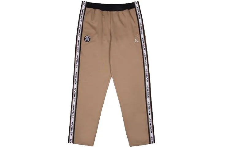 Jordan x Clot Knitted Sweatpants US Version Men's Brown