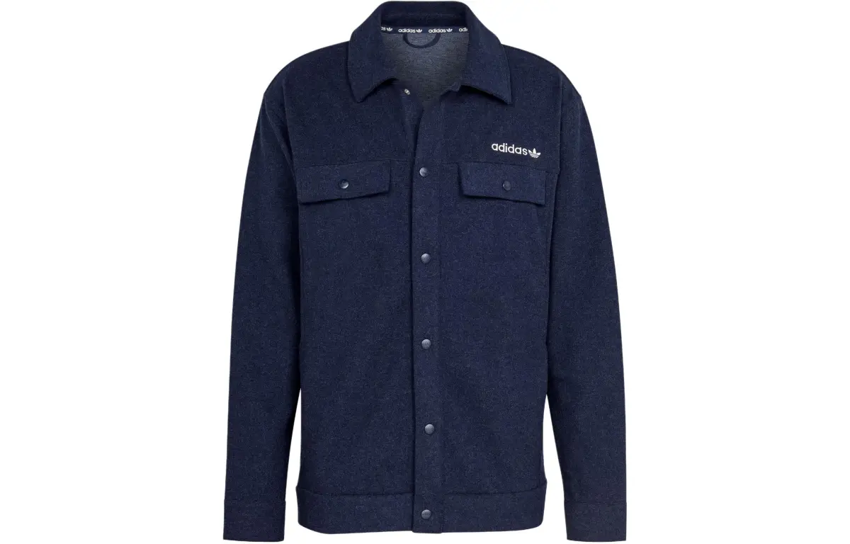 Adidas Originals Premium Overshirt Jackets & Coats Men's Dark Indigo