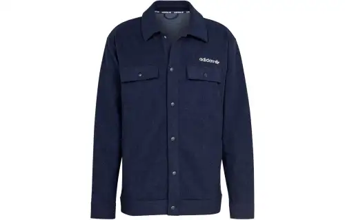 Adidas Originals Premium Overshirt Jackets & Coats Men's Dark Indigo